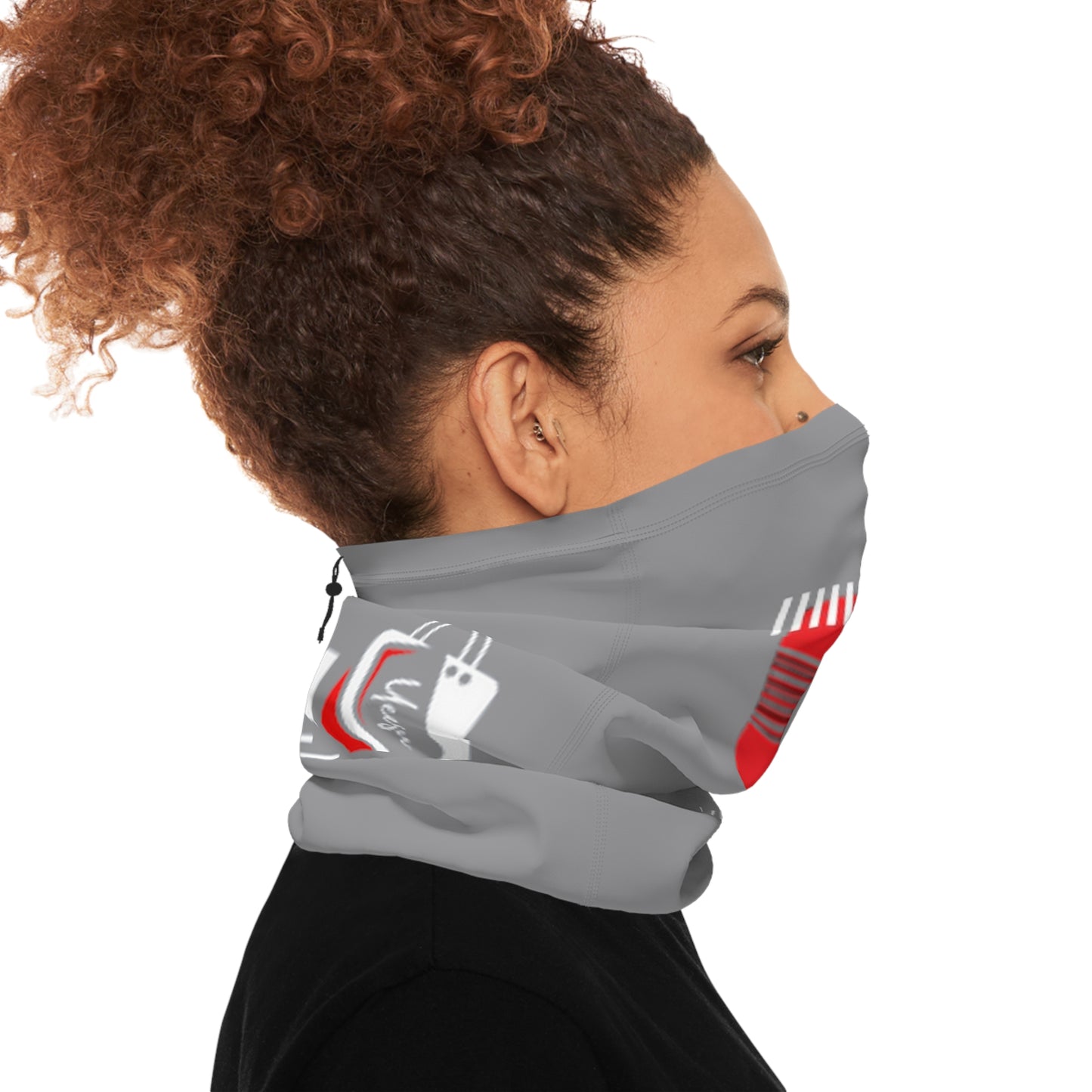 Yeesu Winter Neck Gaiter With Drawstring