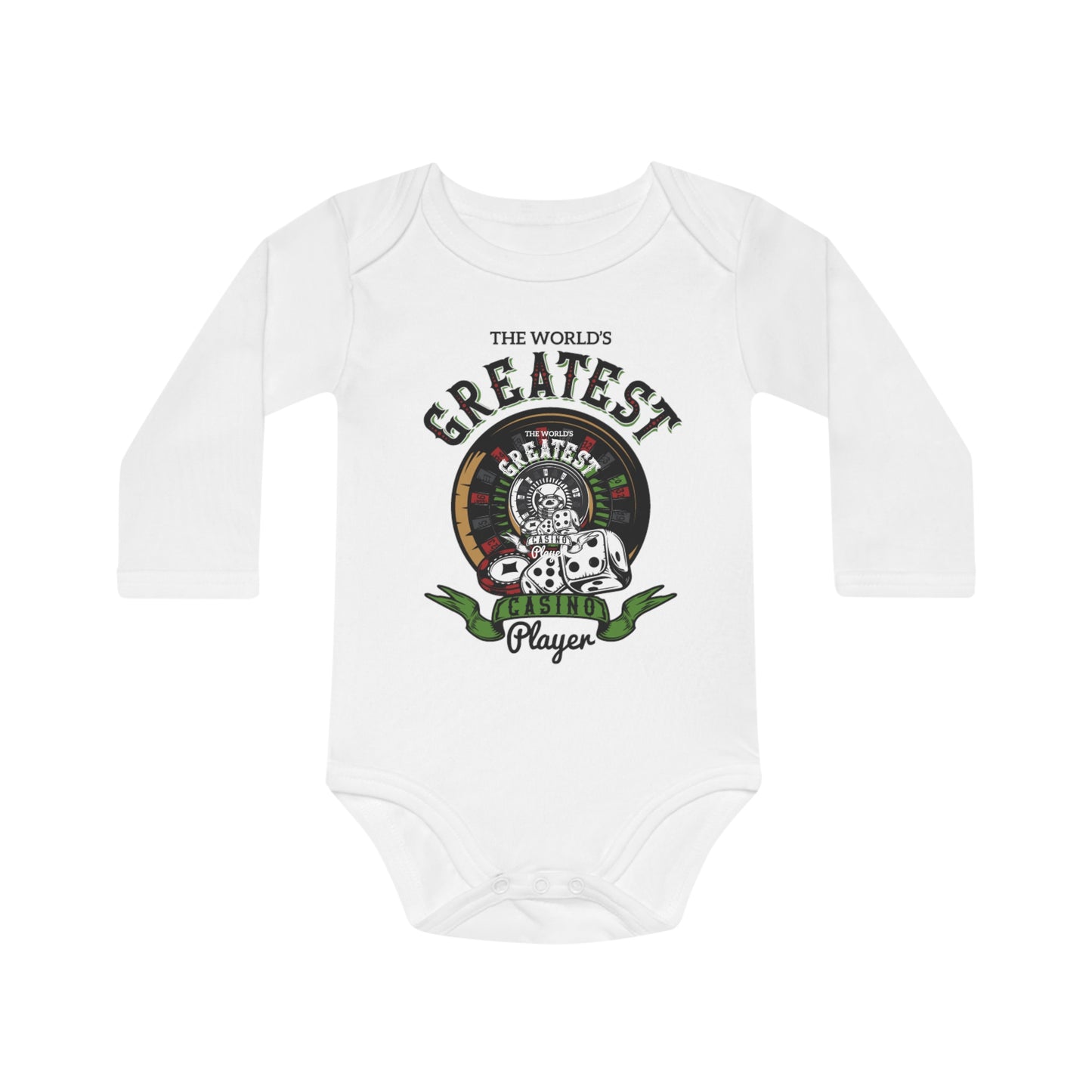 Yeesu Baby Long-Sleeve Organic Bodysuit