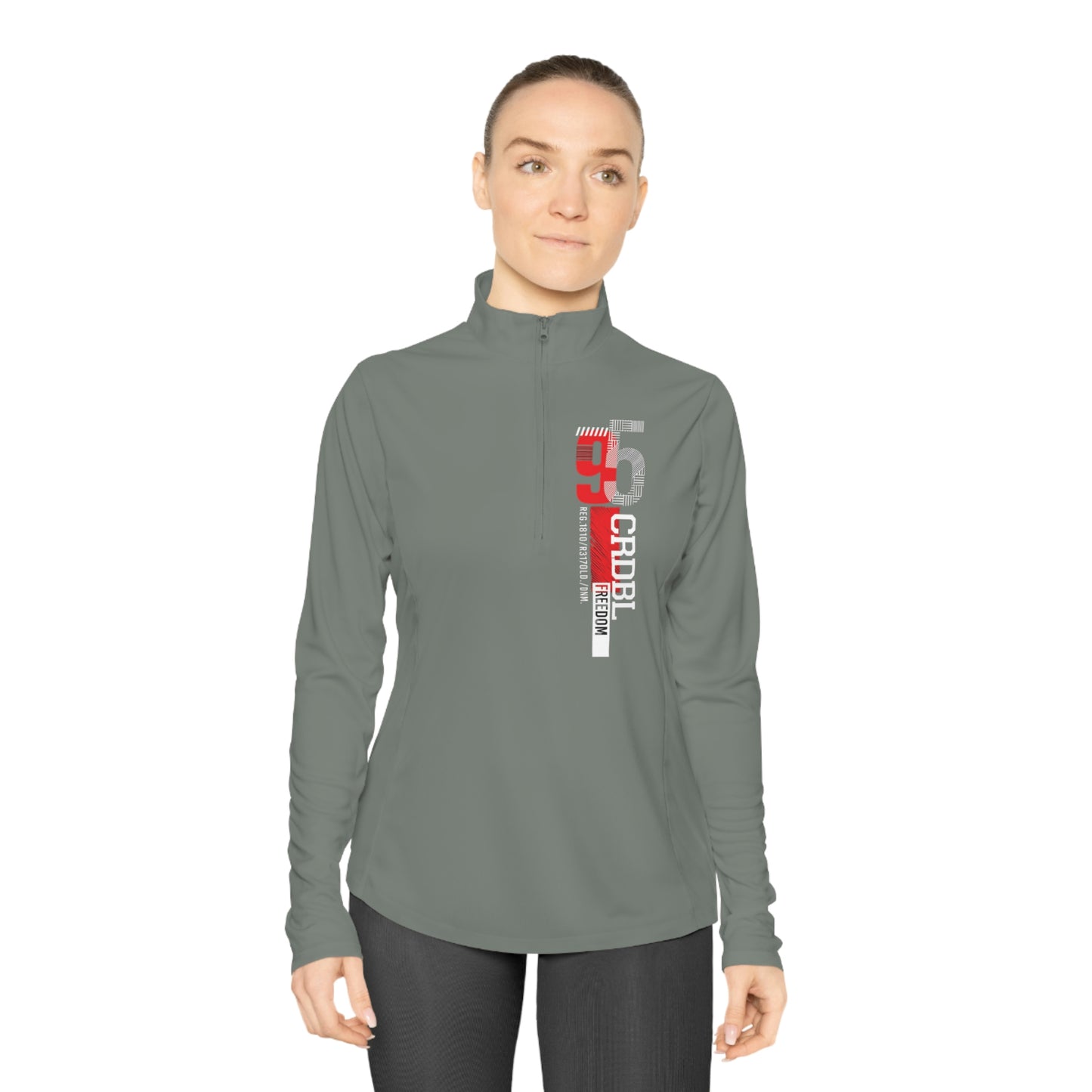 Yeesu Ladies Quarter-Zip Pullover