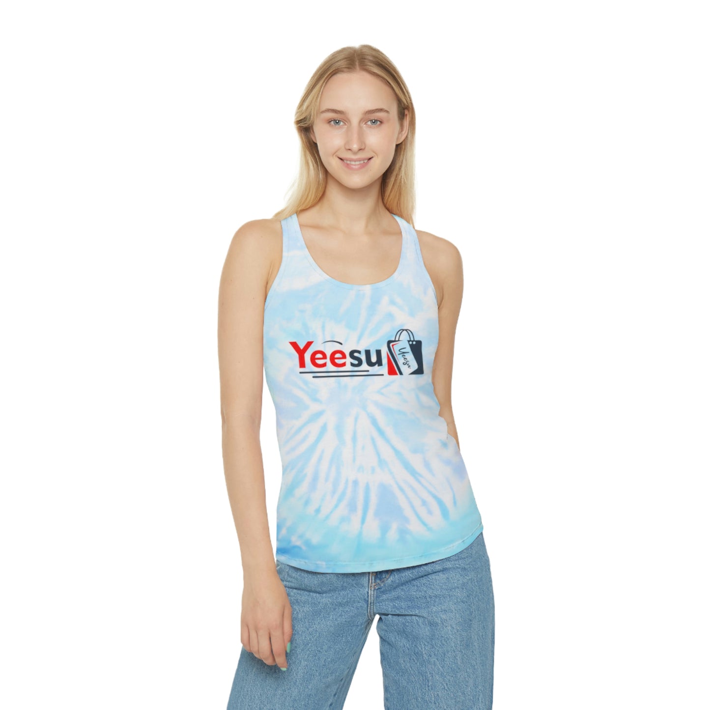 Yeesu Tie Dye Racerback Tank Top