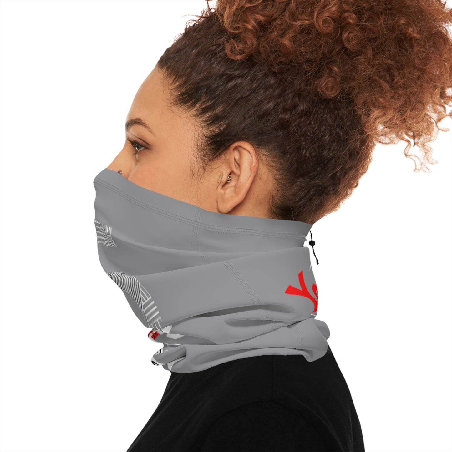 Yeesu Winter Neck Gaiter With Drawstring